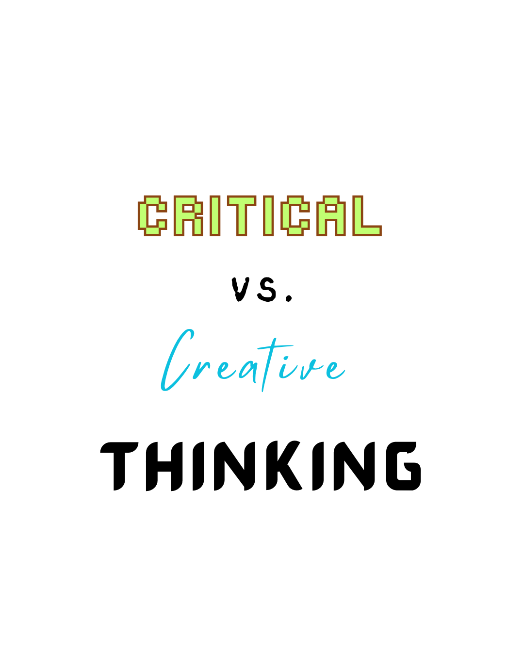 Thinking Like a Critic vs. Thinking Like an Artist